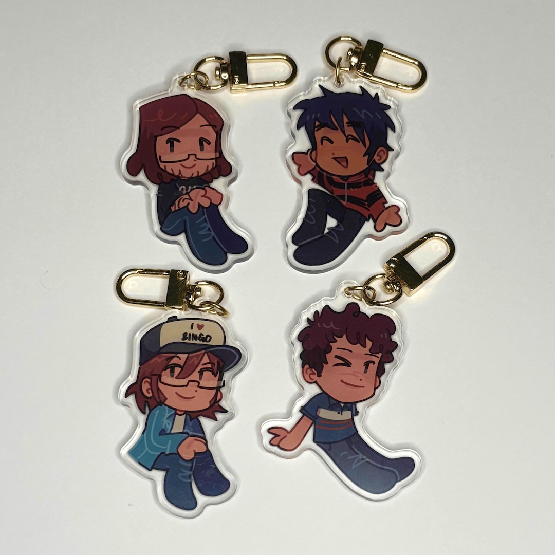 Fall Guys Keychains Fall Out Boy Keychain Charm - Etsy