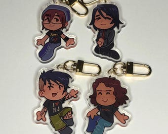 my chemical romance keychain charm