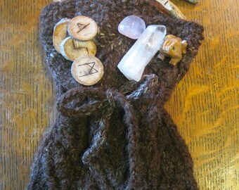 Rune Bag for all Treasures~runes, oghams, crystals, small books (not included)