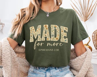 Bible Verse Shirt, Cute Christian Shirt For Women, Jesus Shirt, Christian Gift, Christian Christmas Shirt, Love and Grace T-Shirt