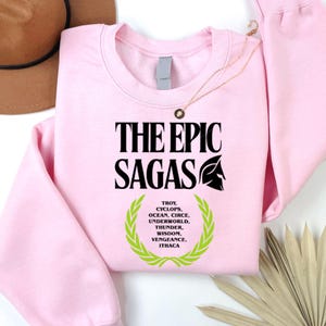 Odysseus Sweatshirt, Greek Mythology Crewneck, The Epic Sagas Musical Shirt, Homer Odyssey Gift, Classic Literature Theater Sweater