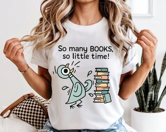 Children's Books Shirt, Pigeon Teacher Shirt, Kindergarten Teacher Shirt, Back To School Teacher Top, Gift for Teacher, Librarian T-Shirt