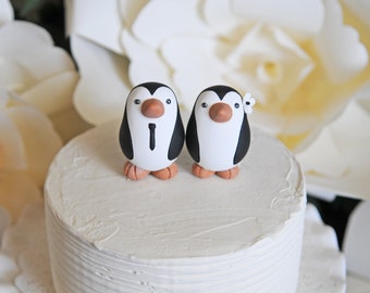 Penguin Wedding Cake Topper - Small