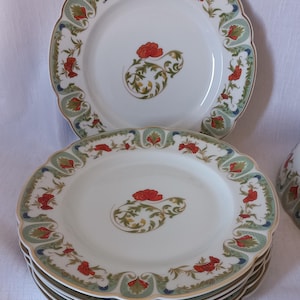Haviland Mozart Limoges porcelain dessert plates