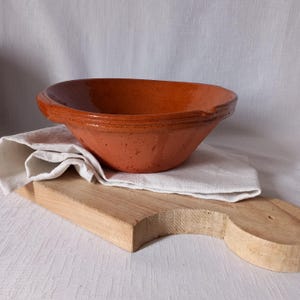 Glazed terracotta bowl / stoneware