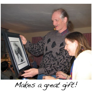 Custom Portrait Order Your Personalized, Hand-Drawn Portrait 11x14 art Special Gift Idea image 3