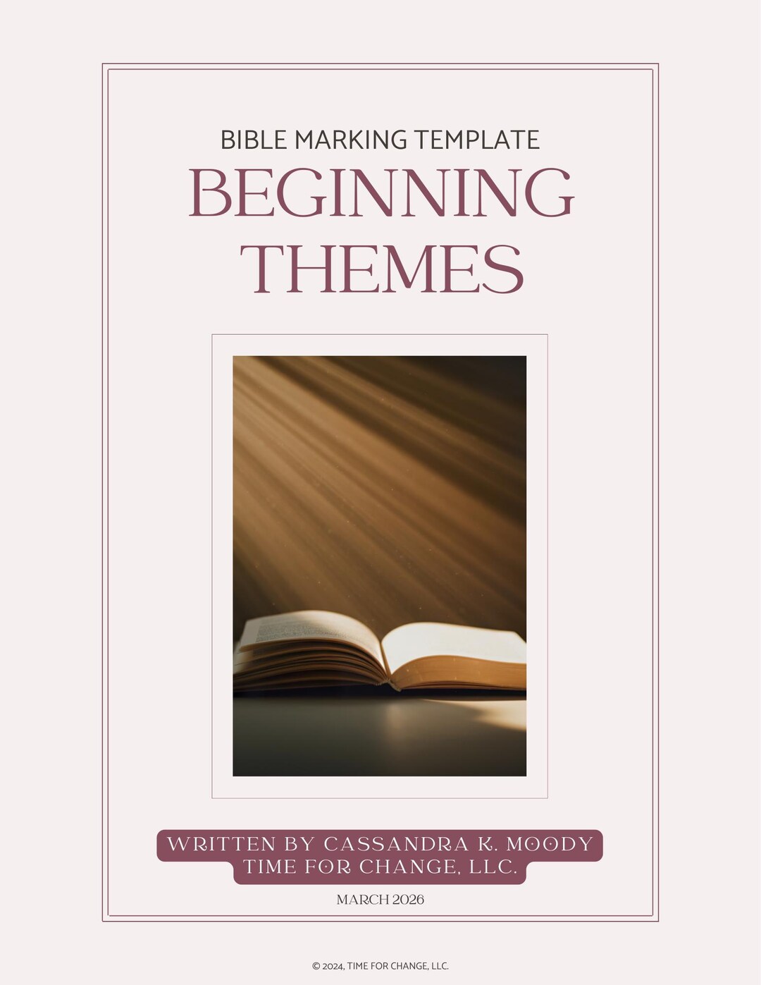 Bible Marking Guide [how To]: Mark Your Bible and Study Key Themes - Etsy