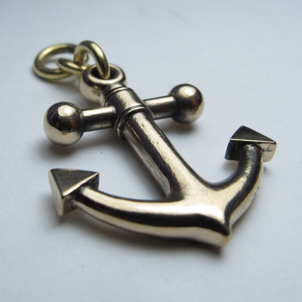ANCHOR large brass version optional brass ball chain