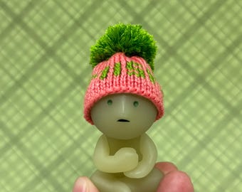 Customizable Knitted Smiski Hats