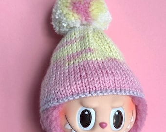 Hand Knitted Labubu Hat