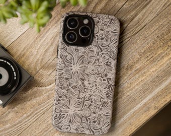 Abstract Pattern iPhone Case: Dual Layer Protective Phone Cover