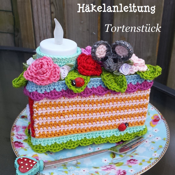 Deutsche Häkelanleitung PDF "Tortenstück"