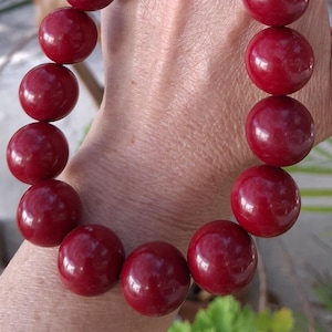 18 mm 8インチ 紅海竹珊瑚ラウンドビーズ - 工場直販卸売価格