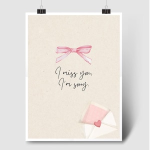 Gracie Abrams ‘I Miss You, I’m Sorry’ Poster | Gracie Abrams Print, Gracie Abrams Merch, Music Wall Decor, Gracie Abrams Gift, Music Gift
