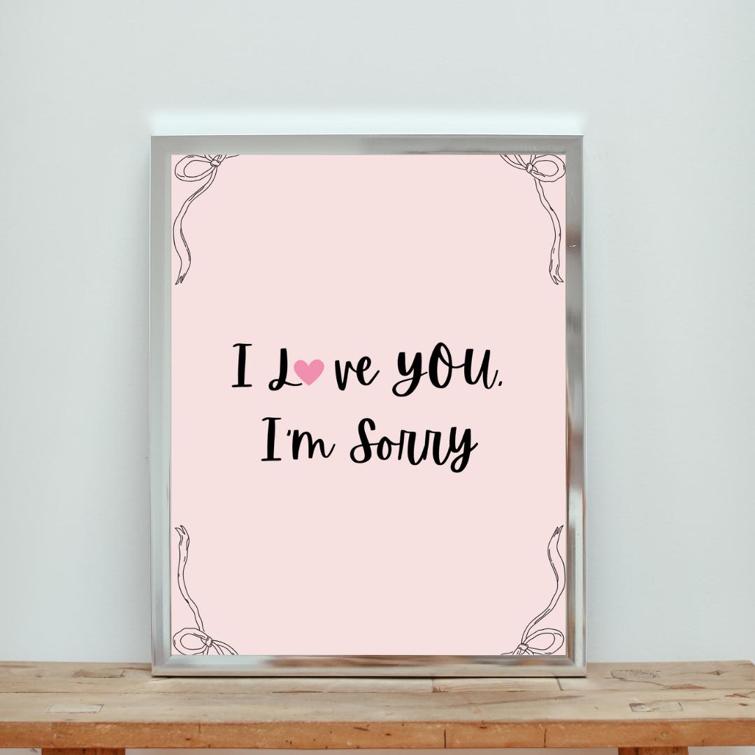 グレイシーエイブラムス - I Love You, I'm Sorry ポスター