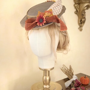 Victorian hat Victorian hat Belle Epoque Second Empire 1860 1870 1880 1890 made in France cottage core goth historical gift for her fall