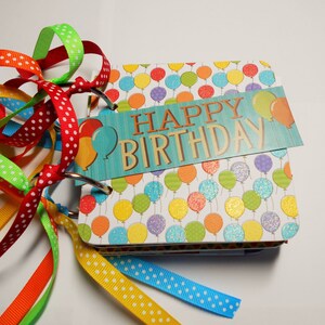 Birthday Mini Scrapbook