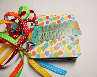 Birthday Mini Scrapbook