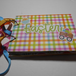 Easter Mini Scrapbook Album, Easter Mini Album, Easter Scrapbook Album, Easter Scrapbook, Easter Photo Album, Easter brag book,