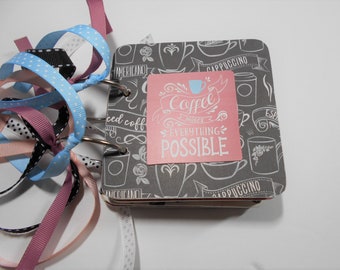 Coffee Lovers Mini Scrapbook