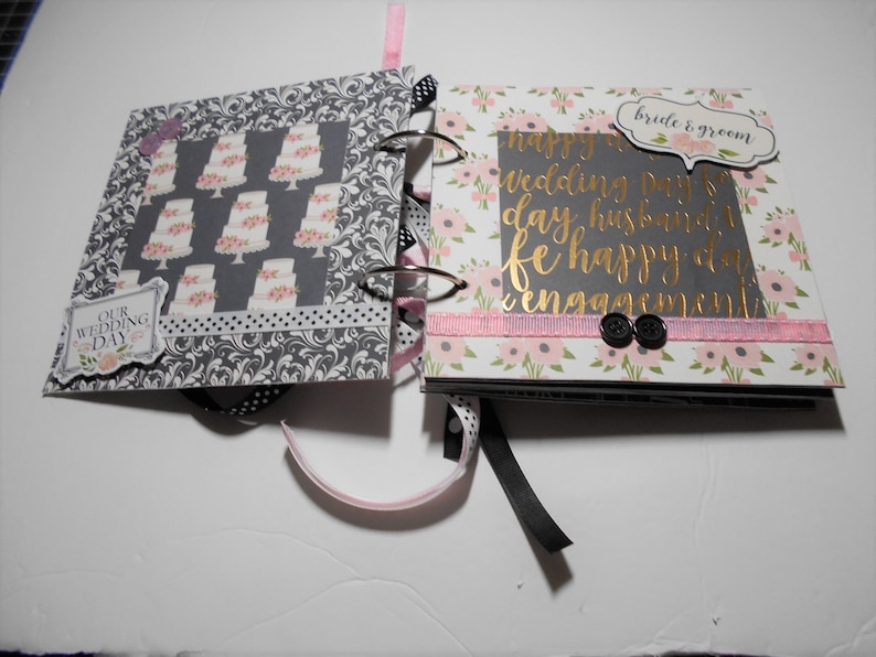 6x6 Chipboard Wedding Chipboard Scrapbook Album