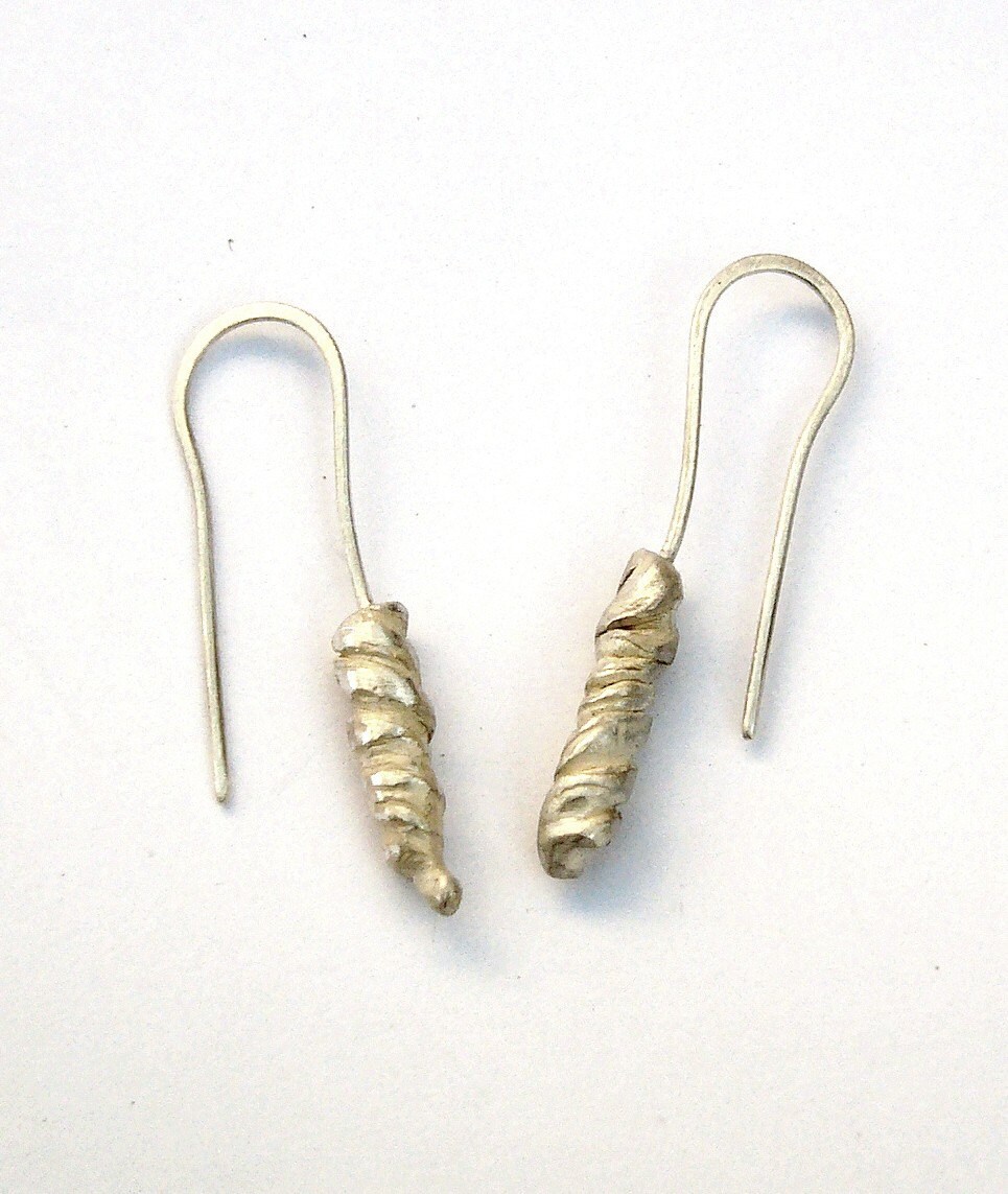 Rope Earrings Handmade Woman Loop Circular Handcrafted Etsy