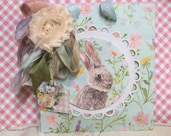 Beautiful Shabby Chic Easter Gift Candy Treat Bag