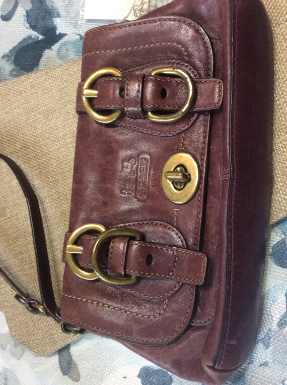 coach leathers bag very Gem