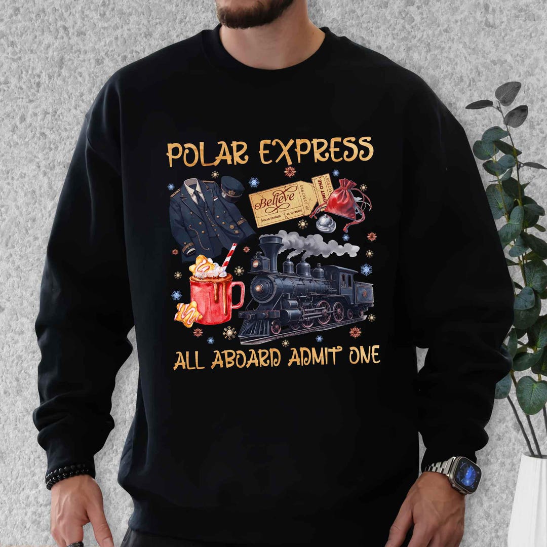 Polar Express PNG Digital Download, Funny Christmas PNG Clip Art, North ...