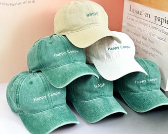 Embroidered Camp Bachelorette Hat | Personalized Bachelorette Party Cap | Bridal Party Gift | Unisex Baseball Cap | Bachelorette Party Favor