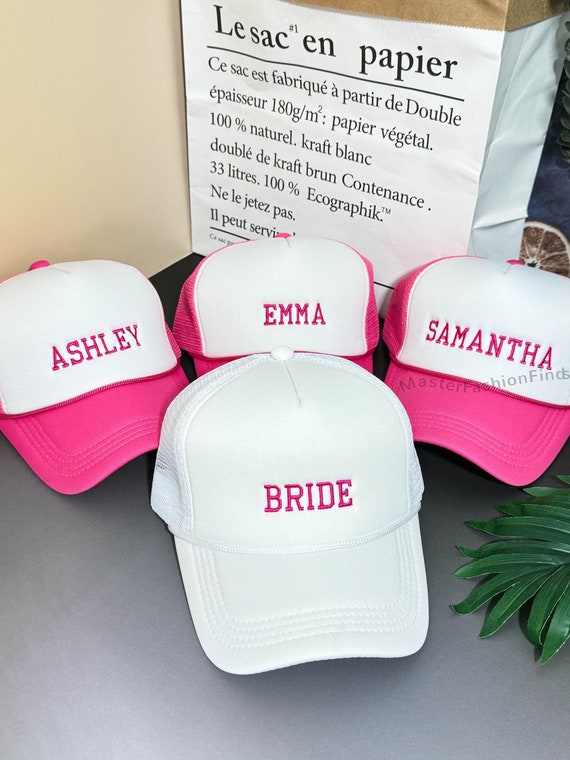 Personalized Bachelorette Party Hats | Embroidered Bride  display picture 2
