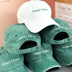Embroidered Camp Bachelorette Hat | Personalized Bachelorette Party Hats | Bridal Party Gifts | Bridal Shower Gift | Bridesmaid Gifts