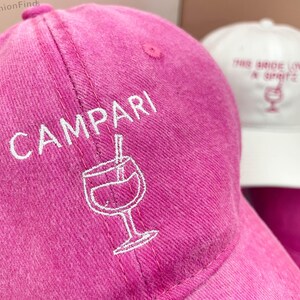 EVJF Spritz Bachelorette Party Hats | Custom Embroidered Bride Squad Caps | Hen Party & Wedding Accessories