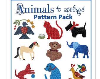 Animals to Appliqué Pattern Pack