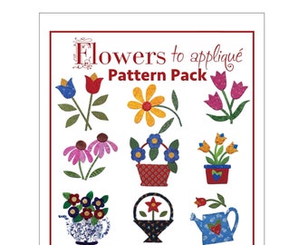 Flowers to Appliqué Pattern Pack