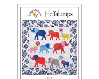 Elephant Quilt Pattern, Heffalumps