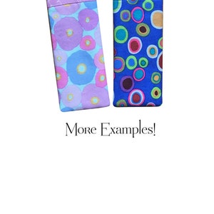 Two more project examples in bright colors.