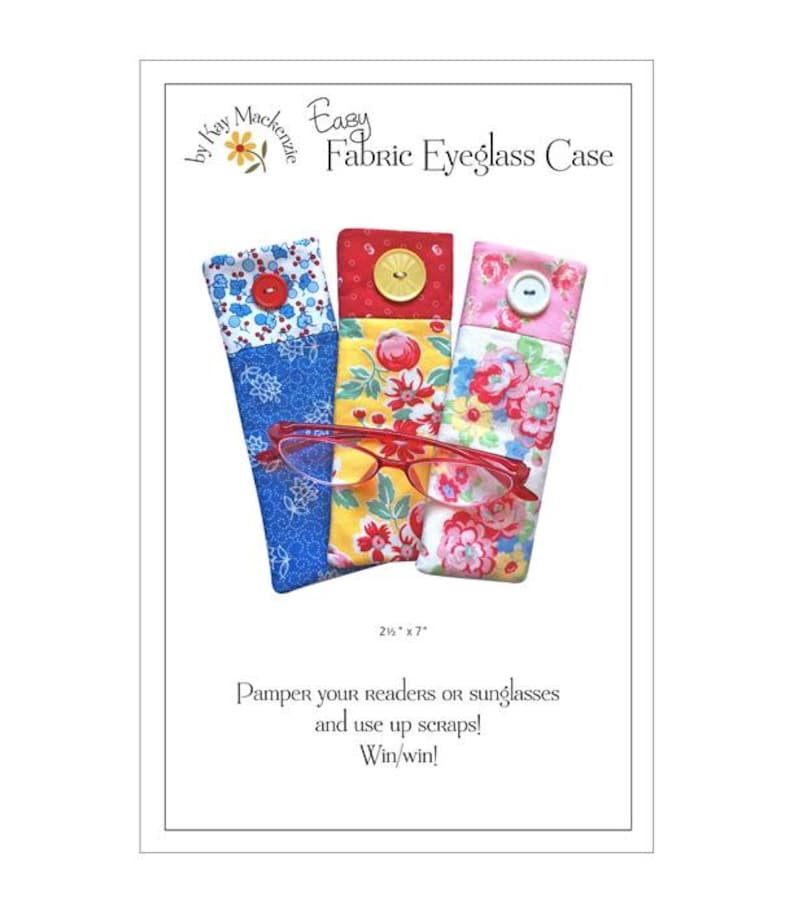 Easy Fabric Eyeglass Case Pattern image 1