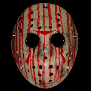 Friday the 13th - BLOODY Jason Voorhees Halloween Custom Hockey Mask