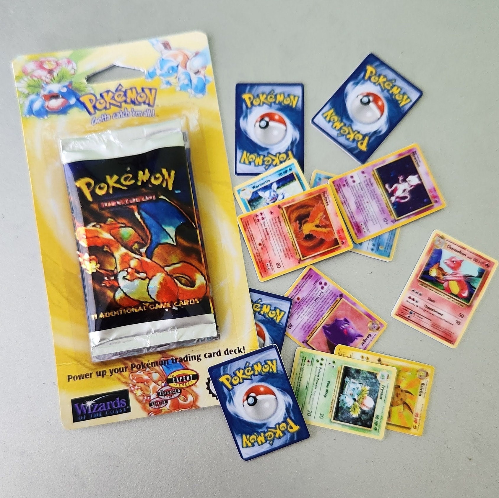 Miniature Blister Pack - With 12 Miniature First Edition Cards - Etsy