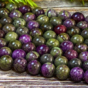 Rare Atlantisite Stichtite Beads Grade AAA Genuine Natural Smooth Round Gemstone 4mm 6mm 8mm 10mm 12mm Loose Beads 15.5&quot; inch Full Strand
