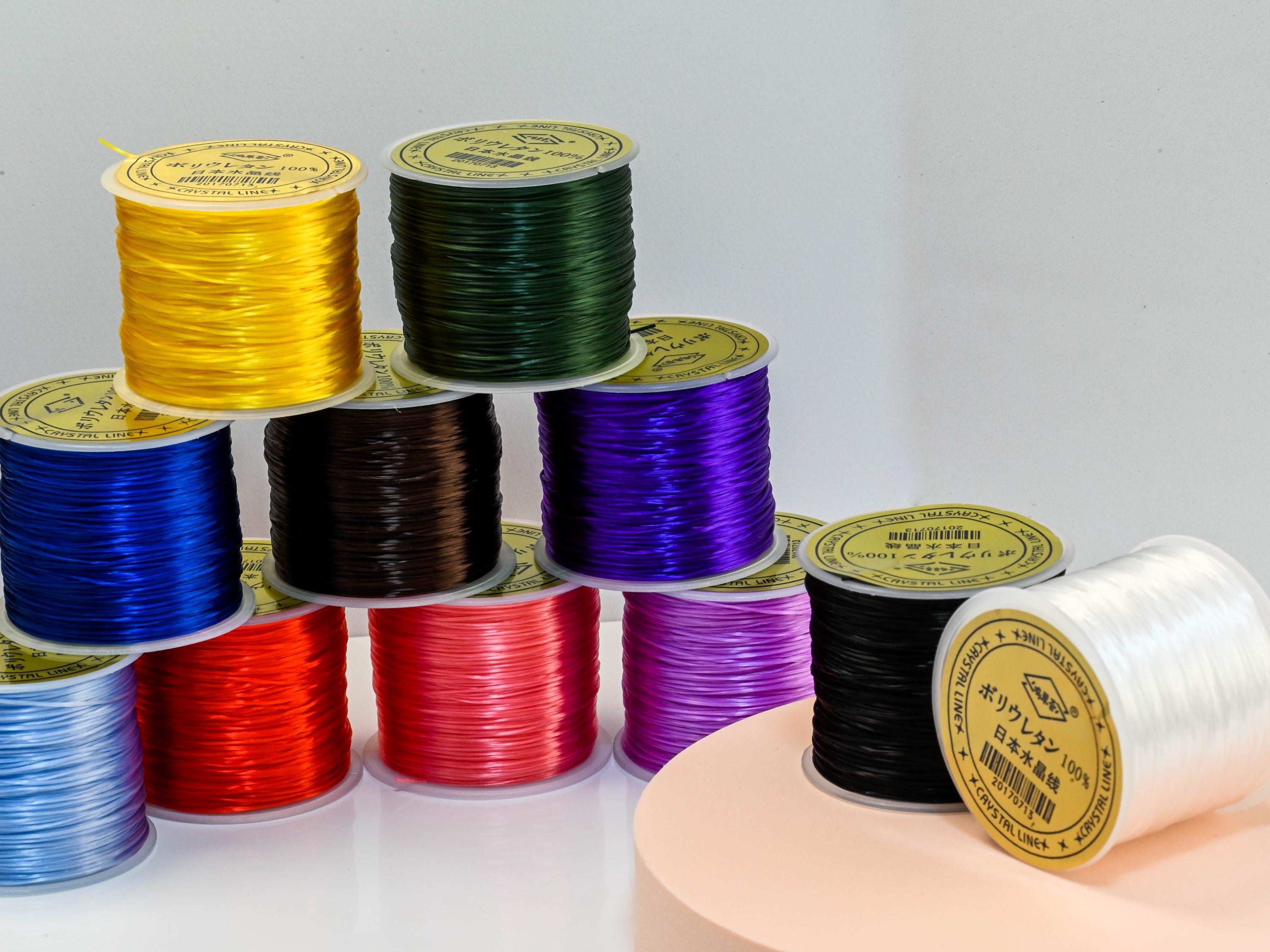 60m/roll 0.5mm High Quality Japan Import Elastic Cord Crystal String ...