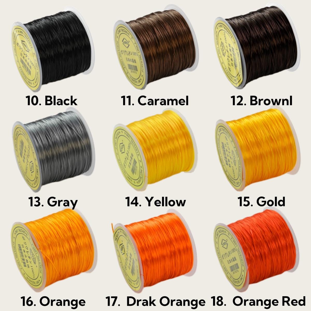 60m/roll 0.5mm High Quality Japan Import Elastic Cord Crystal String ...