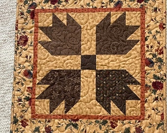 Pinwheels in my Garden - Kansas Troubles Square Table Topper, or Wall Hanging