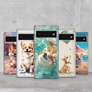 Custodia per telefono Welsh Corgi, fedele custodia per animali domestici per Google Pixel 9A, 9 Pro XL, 8, 6A, Samsung Galaxy S25 Edge, S23 FE, A26, iPhone 16e, 15, 14 Pro