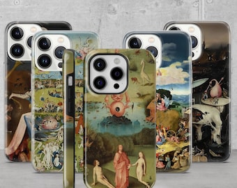 Hieronymus Bosch Phone Case: Renaissance Art Tough Cover for iPhone 17 Pro, 16, 15, Google Pixel 10 Pro, 9A, 8, Samsung Galaxy S25, S24, A36