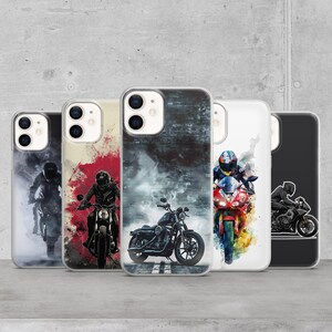 Coque moto Harley pour iPhone 16e, 16 Pro, 15, 14 Pro, Google Pixel 9A, 8, 7, 6A, Samsung Galaxy S25 Edge, S25, S24, A56, A26