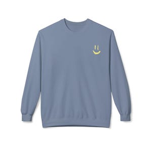 Smiley Face Sweatshirt: Happy Emoticon Fleece Pullover