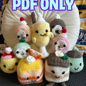 PDF Häkelanleitung - Gemütliches Dessert PDF Häkelanleitung Bundle