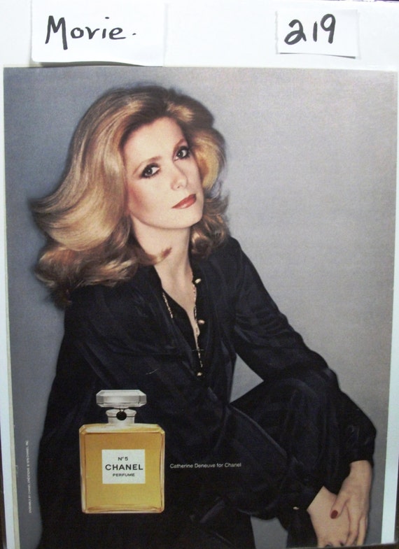 Filme 219 Catherine Deneuve Fur Chanel Ad Etsy